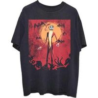 nightmare before christmas camiseta manga larga ro4017 para mujer