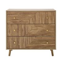 comoda de 3 cajones l80 cm -