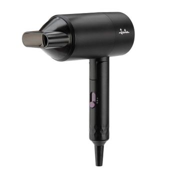 Secador de Pelo Plegable Jata JBSC1430 2200W 3 Temperaturas 3 Velocidades con Accesorios Negro