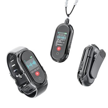 Reloj de Grabación S36A AI ChatGPT Transcripción Inteligente Grabación Traductor 1.05in Pantalla 8H Grabación 256 Idioma