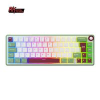 teclado mecanico portugues brasileno rk r65 junta de 66 teclas retroiluminado rgb teclado de jugador intercambiable en caliente brasil rk royal kludge