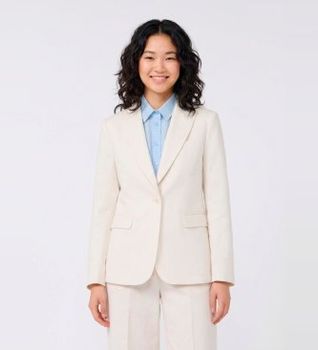 Weekend Max Mara para mujer. 2615041042600 Americana Orche beige (42), Casual, Fiesta, Algodón, Clásico