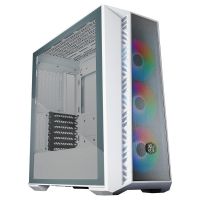 cooler master masterbox mb520 mesh midi tower argb cristal templado usb-c32 blanca
