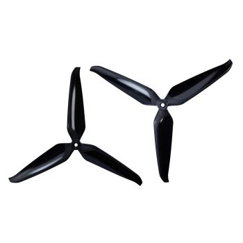 1 par / 2 pares Gemfan 9150 hélice de 9.1 pulgadas y 3 palas con agujero de 5 mm para dron de carreras RC FPV compatible