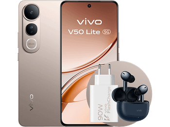 REACONDICIONADO Seminuevo Muy bueno vivo V50 Lite 50, Titanium Gold, 256 GB, 8 GB RAM, 6.77
