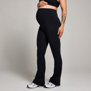 Mallas premamá acampanadas con ajuste sobre la barriga para mujer de MP - Negro - S