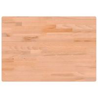 tablero de escritorio madera maciza de haya 80x55x25 cm vidaxl