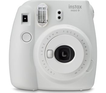 INSTAX mini 9 Instant Camera - Smoky White, White