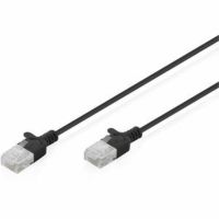cable de red digitus cat6 uutp slim 3m negro 10 unidades