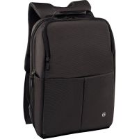 mochila wenger 16 negra con rczka y compartimento para portatil