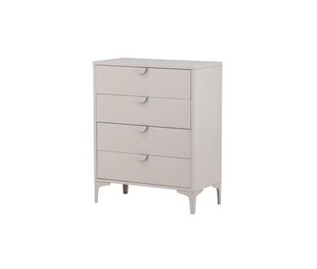 Cajonera piring en beige de estilo moderno, mide 117x78x40 cm y tiene 4 cajones