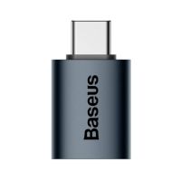 adaptador baseus otg ingenuity usb-c a usb-a 32 gen 1 aluminio 10gbps ultra compacto