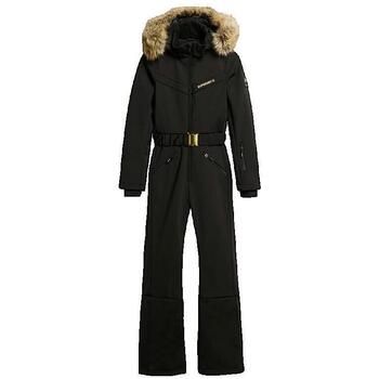 Superdry Mono Combinaison de ski Coupe Slim avec capuche amovible para mujer
