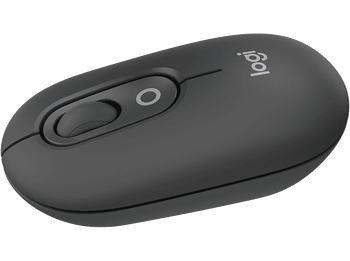 Ratón inalámbrico - Logitech Pop, 4000 ppp, Easy-Switch, Bluetooth, SmartWheel, Botones personalizables, Tecnología Silent Touch, PC-Mac, Negro