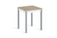mesa cocina alta extensible libro 80160x80 cm roble pata gris