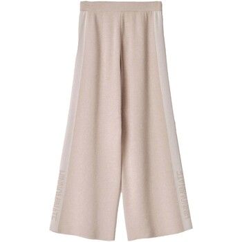 Hinnominate Pantalones In Maglia A Palazzo C/Bande In Contrasto para mujer