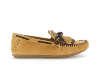 mocasines de ante con flecos tan 37