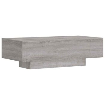Mesa De Centro Madera De Ingeniería Gris Sonoma 100x49,5x31 Cm Vidaxl