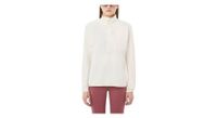 camiseta mujer salomon essential lightwarm white 1 2 cremallera