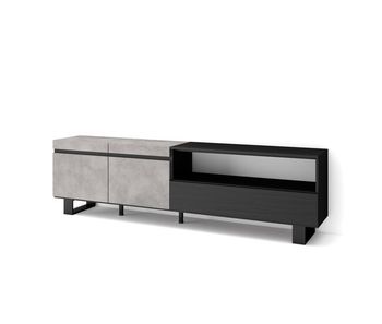 Mueble tv, televisión, muebles de salón, almacenaje, 200x35x57cm, para tv hasta 80