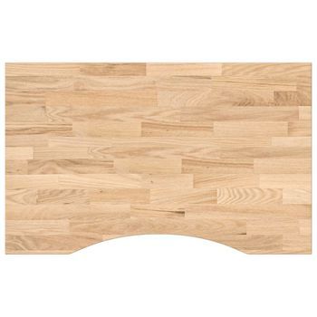 Tablero De Mesa | Tablero Escritorio Rectangular Madera Maciza Roble Sin Tratar