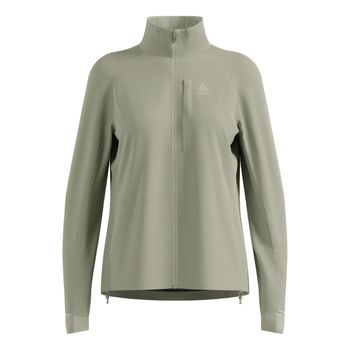 Odlo Zeroweight Pro Warm Chaqueta Para Correr Mujeres-Oliva