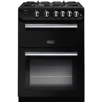 rangemaster professional 60 gas cooker - black black