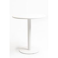 mesa dis 70 cm de metal 746060 cm - blanco