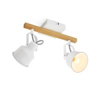 remillard - foco de techo de metal blanco 29 cm e14
