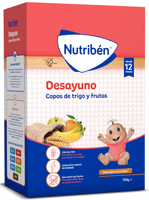 nutriben desayuno copos de trigo y fruta 750 gr