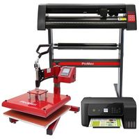 kit de plotter para corte de vinilo pixmax impresora y prensa oscilante