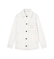 ax armani exchange para hombre xm002735af24874u0009 chaqueta field blanco roto s casual algodon