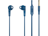 auriculares de boton - vieta pro vhp-bc099bl de boton con cable microfono mini jack control volumen azul