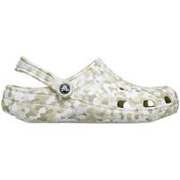 crocs zuecos sabots classic confetti beige para hombre