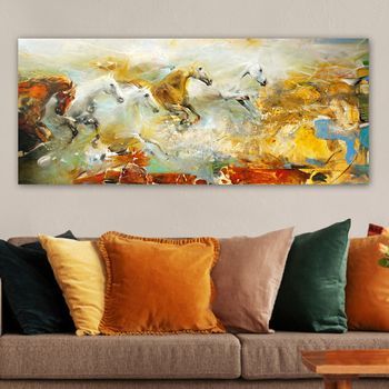Pintura Decorativa Lienzo Yty1031399096841_50120 Multicolor 50x120