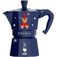 cafetera moka express bialetti orsetto azul 3 tazas 015 l