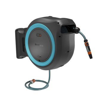 Portamanguera De Pared A Batería Powerroll Xl 35 M Gardena