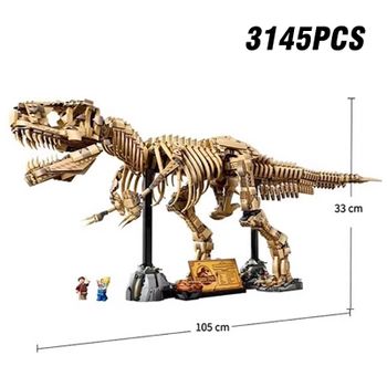 Nuevo Modelo de Esqueleto de Fósil de Tiranosaurio Rex MOC 2026, Decoración para el Hogar, Regalo Navideño para Niños