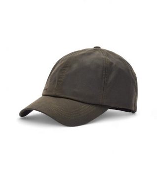 Barbour para hombre. MHA0005 Gorra Wax verde (OSFA), Casual, Algodón Orgánico, Sostenible
