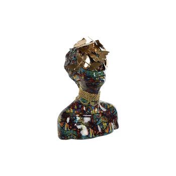 Figura Resina 26x18,5x34 Busto Multicolor