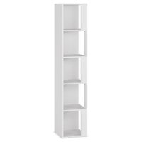 estanteria de rincon 5 huecos color blanco