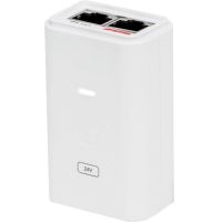 ubiquiti poe-24-7w-g-wh adaptador e inyector poe gigabit ethernet 24v