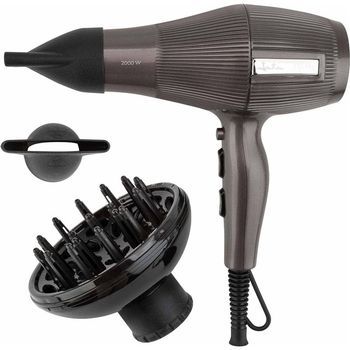 Secador De Pelo Profesional Jata Jbsc1290. Secador De Pelo Iónico. 2200 W. 2 Boquillas Concentradoras Y Un Difusor. 3 Niveles De