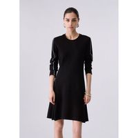 liu jo vestidos vestido corto en punto milano para mujer