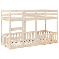 litera de madera maciza de pino 90x190 cm vidaxl