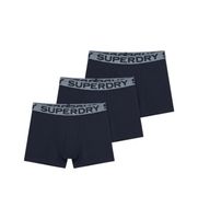 superdry para hombre m3110452c set 3 boxers triple marino l homewear algodon