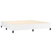 somier de laminas sobre patas estructura de cama 200x200 cm sintetico blanco tdl0207357