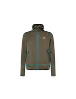 chaqueta de ciclismo oakley canopy full zip army verde