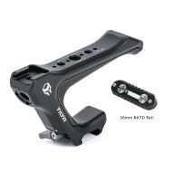 tilta ta-qrth7-b mango superior compacto nato con kit de rieles negro para estabilidad y accesibilidad de la camara