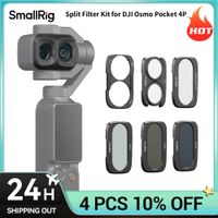 kit de filtros divididos smallrig para dji osmo pocket 4p nd16 nd64 nd256 filtro cpl con base magnetica apilables 6658